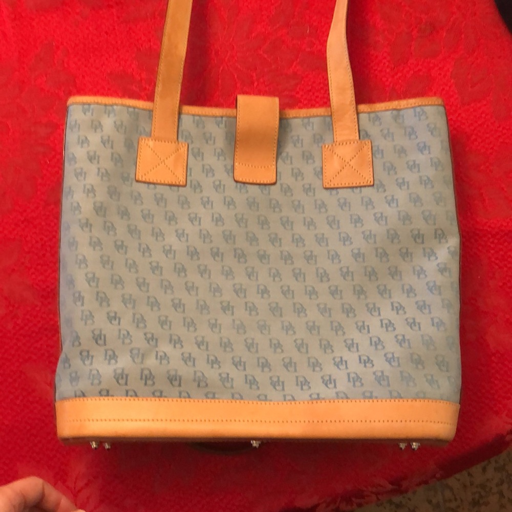 Dooney and Bourke Medium Light Blue Shopper - Picture 4 of 8
